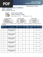 Reporte Aportes Con Estado de Acreditación