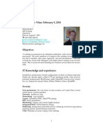 IT Trainer Curriculum Vitae