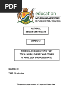 .Topic Test QP Work, Energy & Power (2024) - 2