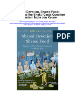 Shared Devotion Shared Food Equality and The Bhakti Caste Question in Western India Jon Keune All Chapter