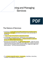 Designing and Managing Services