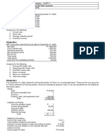 Copy 1 ACC 223 Practice Problems For Financial Ratio Analysis