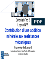 Contribution D'une Addition Minérale