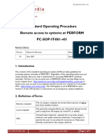 Pc-Sop-It-001 - V01 - Remote Access To Systems at Perform