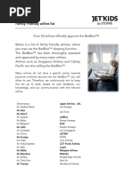 BedBox - Airline List For Bed Function