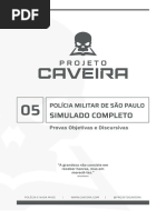 5º Simulado PMSP - Projeto Caveira