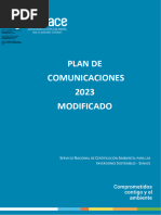 Plan de Comunicaciones 2023 Modificado PDF