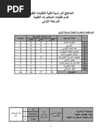 المناهج الدراسية للتحليلات