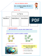 Ficha Lun 22 PS La Tierra Un Sistema Complejo 933623393 Yessenia Carrasco