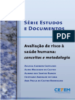 2005 Avaliacao de Risco A Saude Humana Conceitos e Metodologia