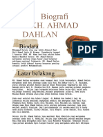 Biografi KH Ahmad Dahlan