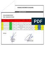 Cronograma de Mantenimiento. Ite-203