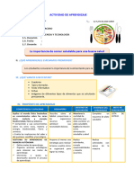 D2 A3 Sesion Ct. La Importancia de Comer Saludable para Una Buena Salud