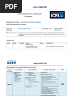 Gestión Del Talento Humano. Carta Descriptiva