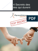 Les 4 Secrets Des Couples Qui Durent