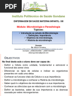 Introdução A Microbiologia ESMI-XIII