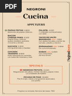 Menu Pinamar Am