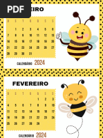 Calendário Abelhinha