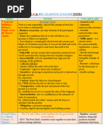 Ted Talk & BBC Learning English Notes