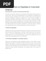 Introduction To Peptides in Cosmetic Science 1701831851