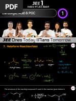 Ones Today Iitians Tomorrow: Carboxylic Acid & Poc