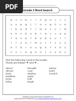 Super Teacher Worksheets Grade 3 Word Search