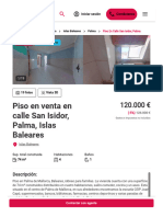 Vivienda en Venta en Calle SAN ISIDOR 0 07007, Islas Baleares, PALMA - Aliseda Inmobiliaria