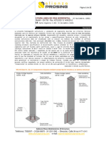 Memoria de Calculo de Poste Prolongacion de Anclaje