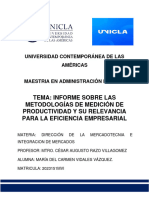 Informe Sobre Las Metodologias