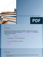 Porqué, Porque, Por Qué, Por Que, Deber, Deber De, Sino, Si No, Escritura de Numerales