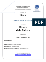 Historia de La Cultura