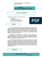 Lesson 1 INTRO To Envi Module