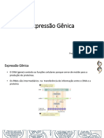 Expressão Gênica e Controle