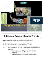 Biodiversity 1.4 Protista 1.5 Fungi