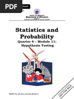 CORE Stat and Prob Q4 Mod11 W1 Hypothesistesting