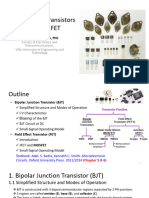 Lecture 2 Transistors BJT and FET - Updated 3