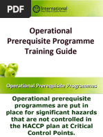 Operational Prerequisite Programme Training Sample Content