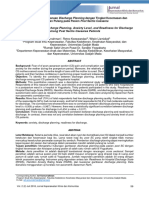 Hubungan Pelaksanaan Discharge Planning Dengan Tingkat Kecemasan Dan Kesiapan Pulang Pada Pasien Post Sectio Caesarea