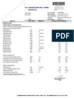 E.S.E Hospital Universitario Del Caribe 900042103-5: Hematologia