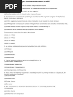 Mock Test On Biotechnology - Principles and Processes For NEET