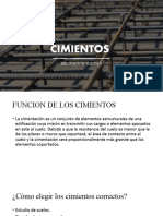 CIMIENTOS