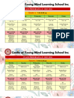 Class Program 2023-2024