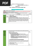 Español Segundo Grado Semana 3 y 4 Comparar Información Academia de Español