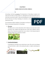 Bab 5 Classification of Living Things-A, Characteristics of Living Things (ICO7)