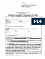 Fiche D'inscription Optométrie - HORS E.U. 2024-2025 - 0