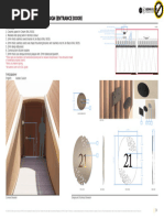 Id - 003 Water Villa Number Sign (Entrance Door) : 100% Design Development - Avroko - Ritz Reserve