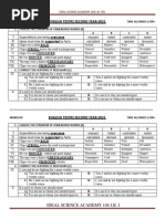 English Test#2 Second Year