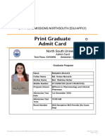 Print Admit Card