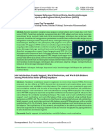 Jurnal 2 - Kepuasan Kerja, Dukungan Keluarga, Motivasi Kerja, Dan Keseimbangan Kehidupan Dan Pekerjaan Pada Pegawai Work From Home (WFH)