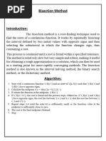 Numerical Methods Lab Report